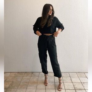 Free People Soft Cargo High Rise Pants